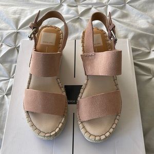 Dolce vita espadrille wedge sandal. Size 7.5. Never worn